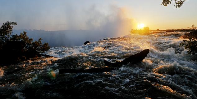 Above Victoria Falls