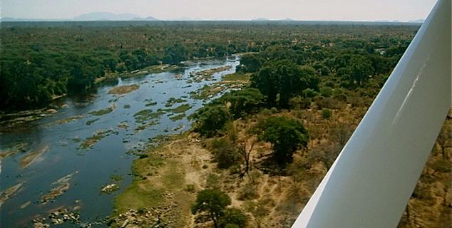 Aerial view of Ruaha