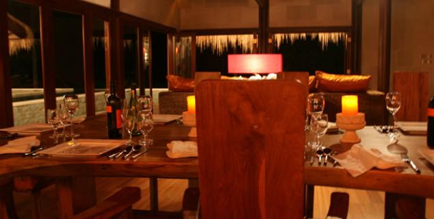 Dining set up