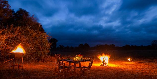 Fireside dinner