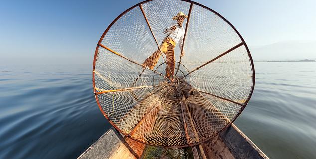 Fisherman on Inle Lake