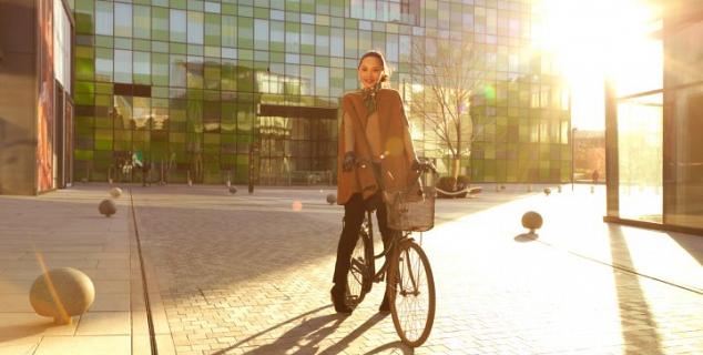 Girl on Bike