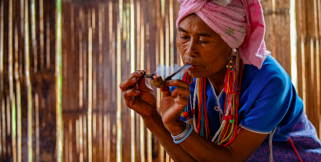 Karen Hilltribe lady, Golden Triangle