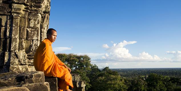 Monk at Angkor