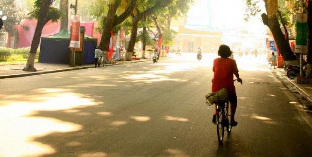 Morning cycling