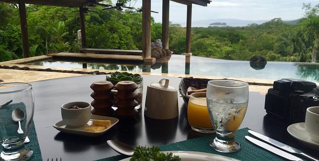 Poolside Breakfast