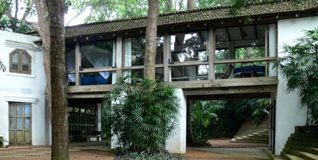 Portico and Glass Room